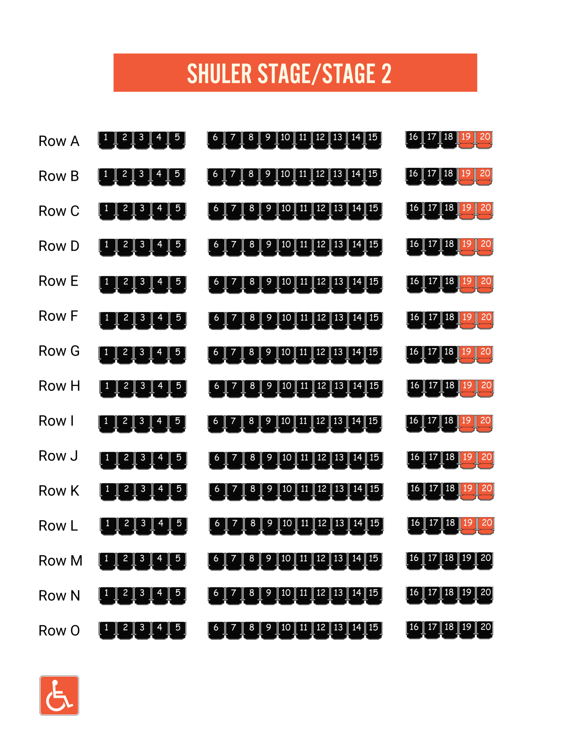 Seating Charts Titusville Playhouse