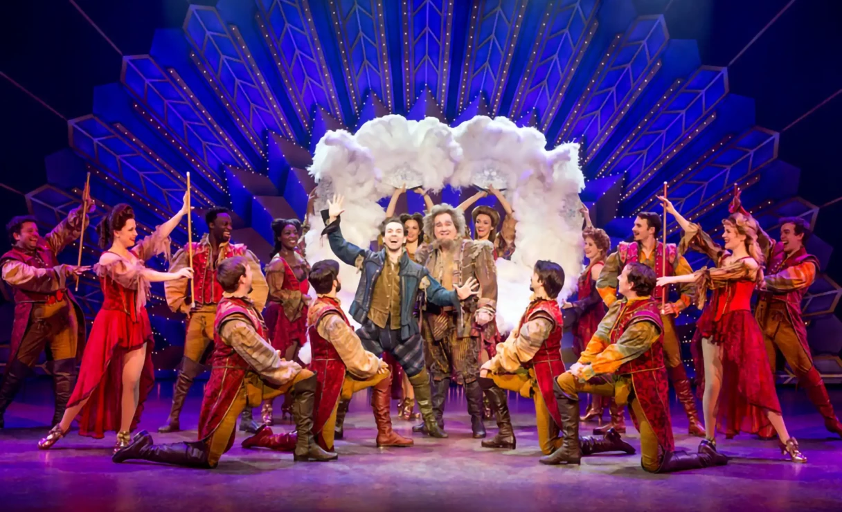 Something Rotten Costume Rentals are available for the whole ensemble.