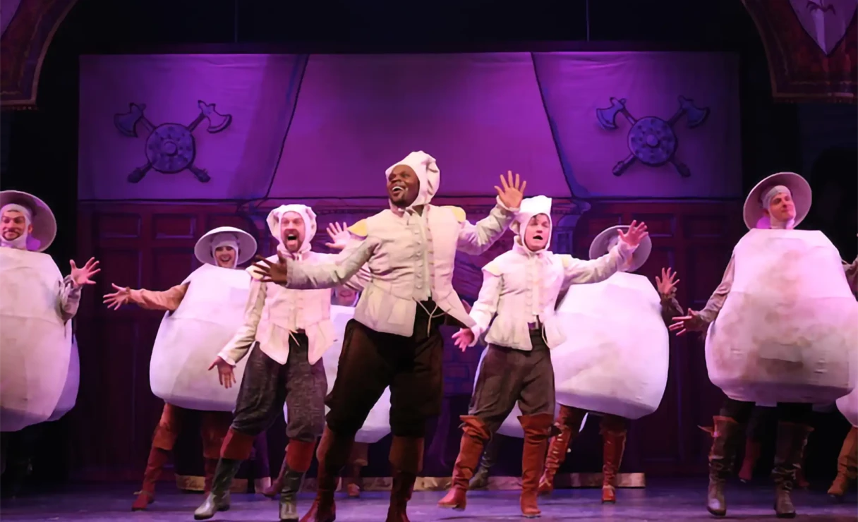 Something Rotten Costume Rentals are available for the Eggs